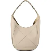 GUESS Pauline Olkalaukku Nahka 25 cm Beige