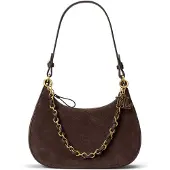 Ralph Lauren Marcy Olkalaukku Nahka 25 cm Ruskea