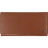 Golden Head Polo Lompakko RFID-suoja Nahka 19 cm Ruskea