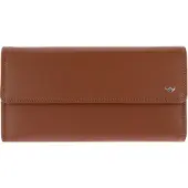 Golden Head Polo Lompakko RFID-suoja Nahka 19.5 cm Ruskea