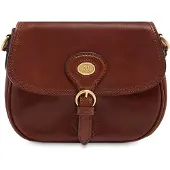 The bridge Isadora Crossbody-laukku Nahka 24 cm Ruskea