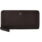 Etienne aigner Pura Lompakko RFID-suoja Nahka 20 cm Ruskea