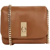 Tommy Hilfiger Soft Leather Mini bag crossbodylaukku Nahka 18 cm Ruskea
