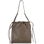 Pinko Slouchy Olkalaukku Nahka 31 cm Harmaa