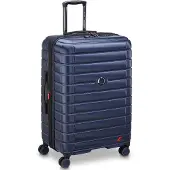 Delsey Elegance Expandable 76 cm matkalaukku, sininen