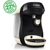 Bosch Tassimo Happy TAS107E, Kahvikapselikone, 0,7 L, Kahvikapseli, 1400 W, Beige, musta