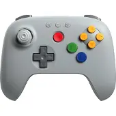 8Bitdo 64 Bluetooth-ohjain - Harmaa