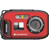Agfa WP6000 vedenpitävä digikamera, punainen
