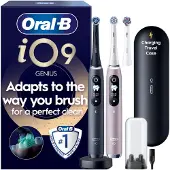 Oral-B iO9 Duo Edition -sähköhammasharja, Black Onyx & Rose Quartz