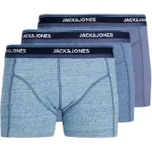 Jack & Jones Bokserishortsit 'JACWELLS' meleerattu sininen