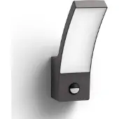 Philips Splay -seinävalaisin, antrasiitti, 4000K, IR