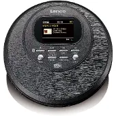 Lenco CD-500BK - Kannettava CD-soitin DAB+/FM-radiolla ja Bluetooth-yhteydellä - Musta