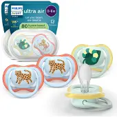 Philips Avent Ultra Air tutti, 0–6 kk, 4 kpl, vaaleanvihreä/vaaleansininen