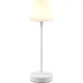TRIO Martinez LED ulkopöytävalaisin ladattava 39cm 2,2W 2700-6500K mattavalkoinen