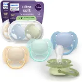 Philips Avent Ultra Soft tutti, 0–6 kk, 4 kpl, monivärinen