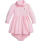 Ralph Lauren Setti - Mekko/Bloomerit - Caramel Vaaleanpunai - - 74 - Mekot