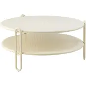 Brafab Blixt sohvapöytä 85 cm Pearl White