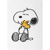 Snoopy - Plush notebook / notebook A5 from the Lazy Days collection