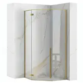 REA suihkukaappi DIAMOND 100x100 BRUSH GOLD