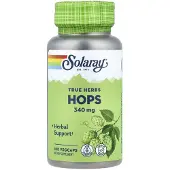 Solaray , Totuinen Herbaali, HOPS, 340 mg, 100 Kasvispilleri