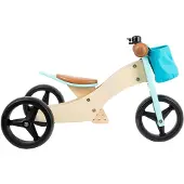 Small Foot Potkupyörä Ja Kolmipyörä 4-in-1, Turkoosi