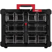 Milwaukee Organisoija Tip Bin Packout 10 laatikkoa - - 4932498323