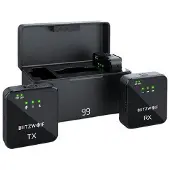 BlitzWolf Wireless Microphone, BW-SX63, 1000mAh (black)