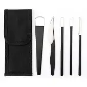 INF Pedikyyriveitsisetti, 5 kpl Black