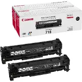 Canon 718BK Twin Value Pack -laservärikasetti, 2 kpl musta
