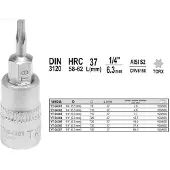 TOYA YATO TORX VARSIAVAIN 1/4" T40x37mm