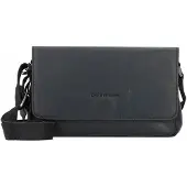 Greenburry Pure Black Crossbody-laukku Nahka 23 cm Musta