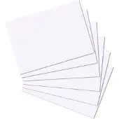 Herlitz 10835809, Valkoinen, 170 g/m², 100 kpl