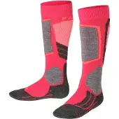Falke Kid's SK2 Skiing Knee-High Socks Rose Hiihto- ja laskettelusukat 27-30