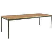 Brafab Nox ruokapöytä 90x238 cm Bambu/Nordic Green