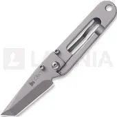 CRKT K.I.S.S. 5500, Bead Blasted 420J2, Stainless Steel pocket knife, Ed Halligan design