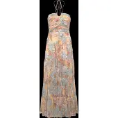 Ralph Lauren Mekko beige / vaaleansininen / roosa / valkoinen