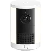 Ring Spotlight Cam Battery 2K -ulkovalvontakamera, valkoinen