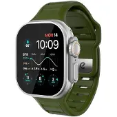 KEYBUDZ Journey Apple Watch Strap - Forest Green