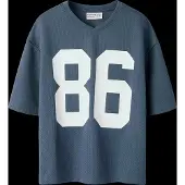 Name it Nkmferd Ss Rlx Top - Blue - 134-140