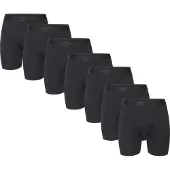 Urberg Men's Bamboo Boxers Long Leg 7-Pack Black Beauty Alusvaatteet S