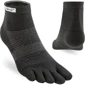Injinji Men's Run Lightweight Mini-Crew Black Urheilusukat XL