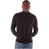 Antony Morato High-neck In Stretch Cotton With Logo Tape Kokovetoketjullinen Collegepaita