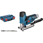 Bosch Akkupistosaha GST 12V-70, runko ilman akkua ja laturia, L-BOXX