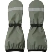 Reima Kids' Rain Mittens Puro Greyish Green Arkihanskat 4