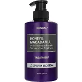 Kundal Honey & Macadamia Cherry Blossom tehokosteuttava hoito vaurioituneille hiuksille 500 ml