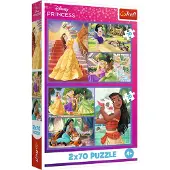 Trefl Disney Princess Palapelit 2x70 Palaa