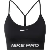 Nike Urheilurintaliivit 'Pro' musta / valkoinen