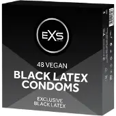 Exs Black - musta kondomi (48 kpl)