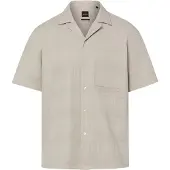 BOSS for man. 50559322 Rayer beige shirt (XL), Casual, Cotton, Short sleeve