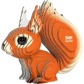 Fat Brain Toys Kolmiulotteinen koottava pahvihahmo Orava